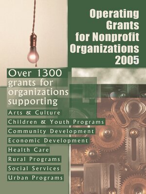 cover image of Operating Grants for Nonprofit Organizations 2005